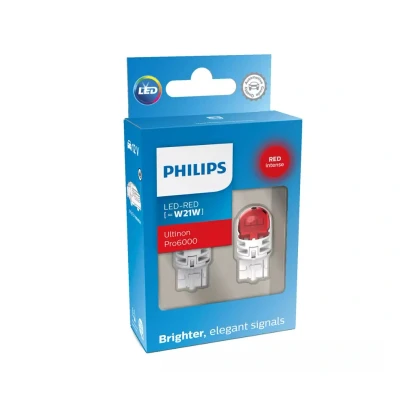Afbeelding van Philips W21W LED Retrofit Rood 12V 2 Stuks