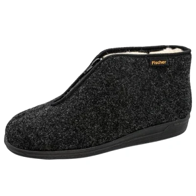 Afbeelding van Fischer Heren zwart pantoffels &amp; slippers maat 40