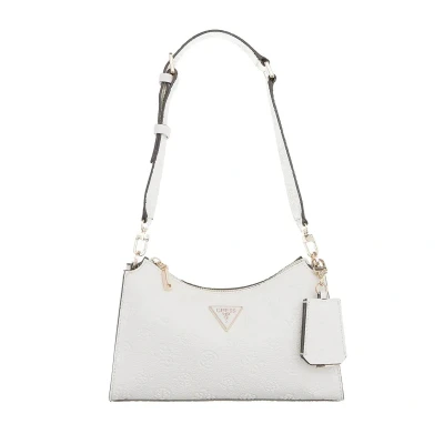 Afbeelding van Guess Cresidia Shoulder BAG Handtas, Dames, Maat: One Size, Off white