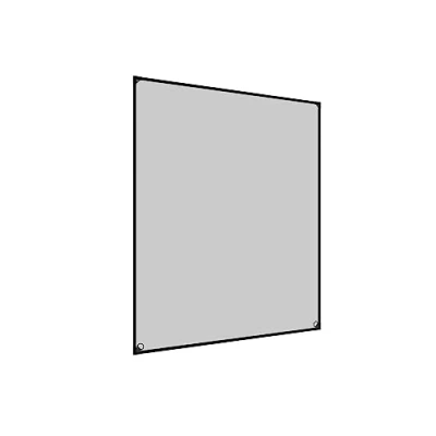 Afbeelding van Windhager Bescherming tegen insecten magnetisch frame met pollenbescherming voor ramen, spanraam pollenbeschermingsweefsel, vliegengaas, magnetisch, muggengaas, 100 x 120 cm, antraciet, 03525