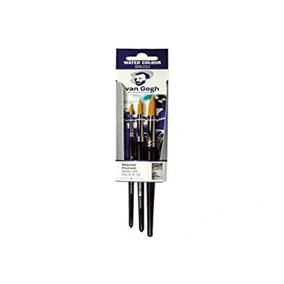 Afbeelding van Van Gogh aquarelverf penselenset 191 middel, set met 3 penselen 6 stuks
