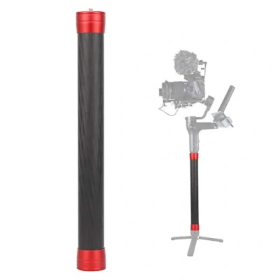 Afbeelding van Yunir Verlengstang, 35 cm koolstofvezel verlengstang voor ZhiYun Crane 2/WEEBILL 3, FeiyuTech AK4000 AK2000 Glad 4. balhoofd stabilisator, Ronin S SC