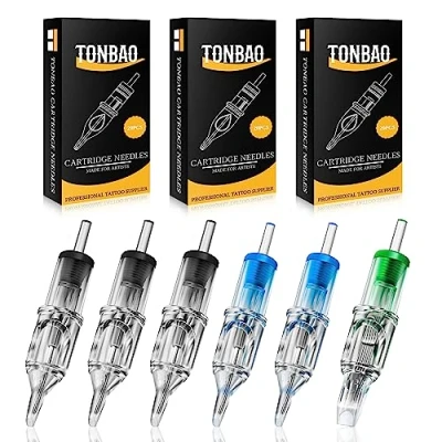 Afbeelding van Cartridges naalden Tonbao 60 stuks gemengde patronen 3RL 5RL 7RL 3RS 5RS 7M1 ronde Liner Shader Magnum voor Machine Pen