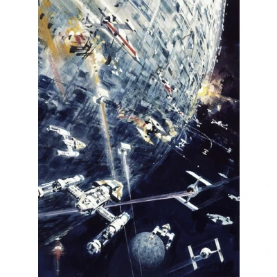 Afbeelding van Komar Vliesbehang Star Wars Classic Dogfight (1 stuk)