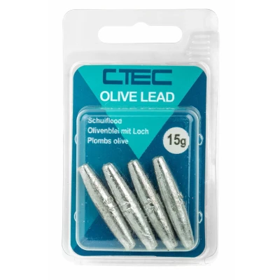 Afbeelding van Spro C Tec Long Olive Sinker (20g) (3 stuks) Klein materiaal