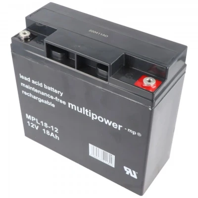 Afbeelding van Multipower MP18 12 loodbatterij volt 18Ah