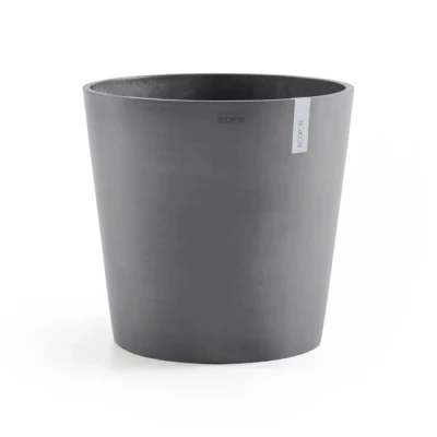 Afbeelding van Ecopots Amsterdam 60 cm grijs planten/bloembak pot