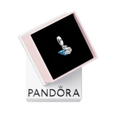 Afbeelding van Pandora 792700C01 Glow in the dark Heremietkrab Hangende Bedel Bedels horloge Zilverkleur