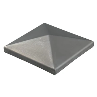 Afbeelding van Alberts 866952 Paalkap voor vierkante metalen palen om te lassen staal 80 x mm set van 10