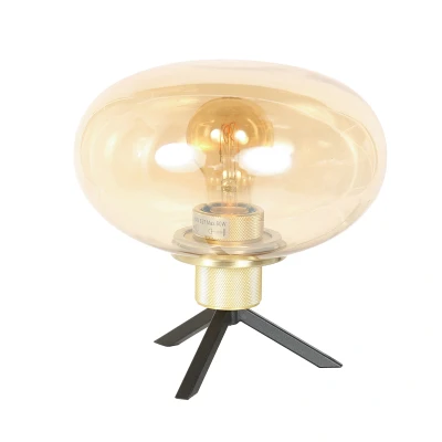 Afbeelding van Steinhauer tafellamp Reflexion amberkleurig 2681ME