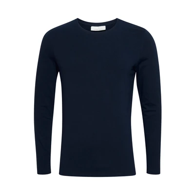 Afbeelding van Casual Friday Cftheo Longsleeve, Heren, Maat: Large, Navy blazer