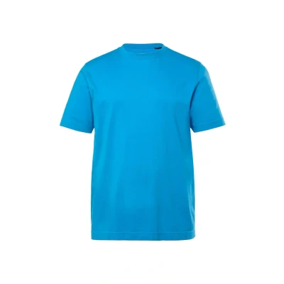 Afbeelding van JP1880 Motiv AUF DER BRUST,RUNDHALSAUSSCHNITT Tshirt basic, Heren, Maat: 8XL, Light azure