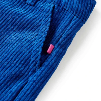 Afbeelding van Kinderbroek 116 ribfluweel kobaltblauw