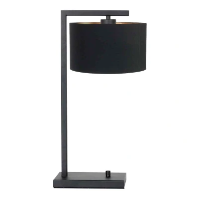 Afbeelding van Steinhauer Stang tafellamp zwart metaal 51 cm hoog