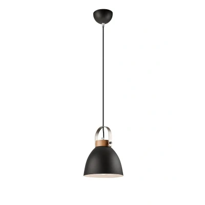 Afbeelding van Lamkur Hanglamp Bergen, 1 lamp, grafiet