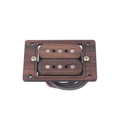 Afbeelding van Alnicov Humbucker Pickup, Gitaar Dubbele Coil Pickups, Palissander Sigaar Doos, 3 String