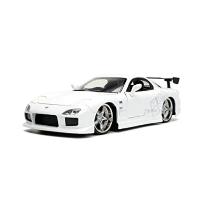 Afbeelding van JADA auto Fast &amp; Furious 1993 Mazda RX 7 1:24 die cast wit