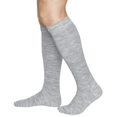 Afbeelding van VITSOCKS 80% Merino Wollen Winter Kniekousen Heren, Warme Lange Sokken, Zacht Ademend, lichtgrijs, 42 43