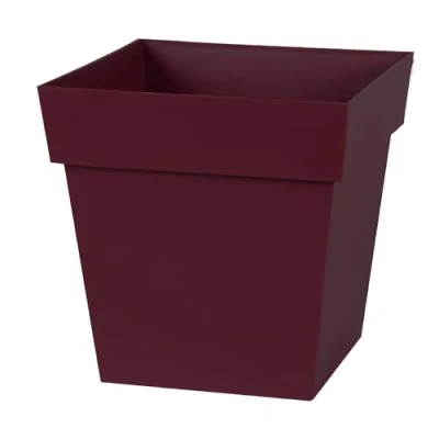 Afbeelding van Bloempot Ecolux Toscana Rood Bordeaux 32 x cm