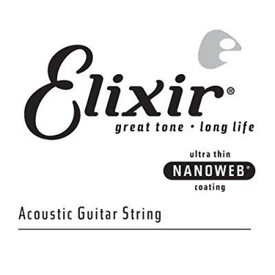 Afbeelding van Elixir® Strings 80/20 bronzen losse snaar voor akoestische gitaar met NANOWEB® Coating (.059)