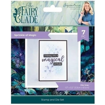 Afbeelding van Sara Signature Fairy Glade Clearstamp/Snijmal Sprinkle of Magic