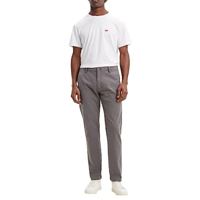 Afbeelding van Levi&#039;s heren XX tapered fit chino met stretch in de kleur Grijs, maat: W30/L32