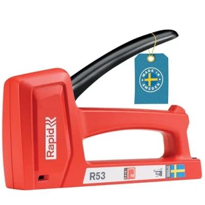 Afbeelding van Rapid R53 Tacker voor Hout Nietpistool met Ergonomische Handgreep en Stalen Slijtonderdelen Made in Sweden