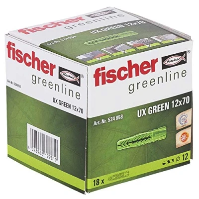 Afbeelding van Fischer Deutschl. Universele pluggen 70 mm 12 524858 18 stuk(s)