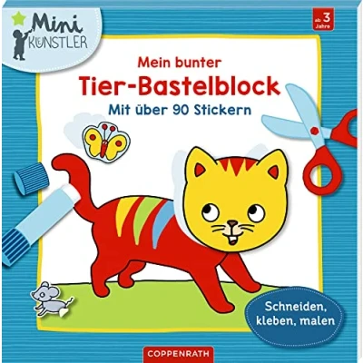 Afbeelding van Mein bunter Tier Bastelblock