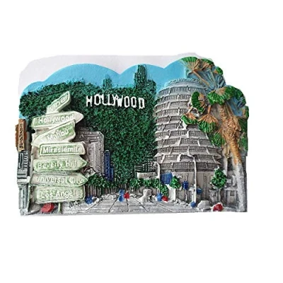 Afbeelding van Hollywood Los Angeles VS 3D Koelkast Magneet Souvenir Gift Reizen Sticker Thuis &amp; Keuken Decoratie Magnetische Collectie Amerika