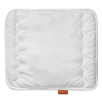 Afbeelding van sleepling hoofdkussen Baby, plat 35 x 40 cm, Made in EU, wasbaar op 60 graden, Ökotex 100, wit