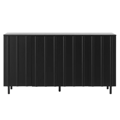 Afbeelding van Normann Copenhagen Rib Dressoir Soft Black