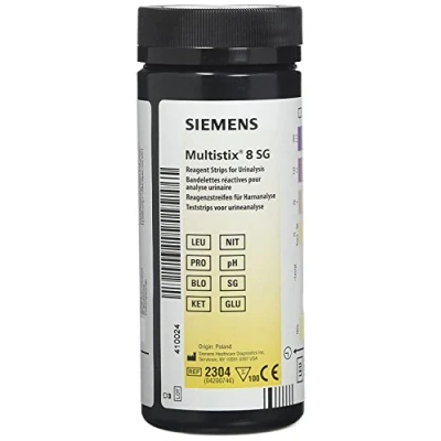 Afbeelding van Bayer / Siemens Multistix 8 SG 100 stuks ook geschikt voor Clinitek urine analyzer
