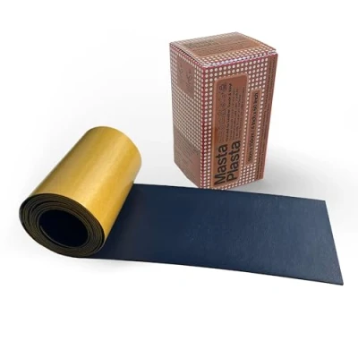 Afbeelding van MastaPlasta lederen reparatie, Navy Blauw 150cm X 10cm, NavyRoll10x150eu