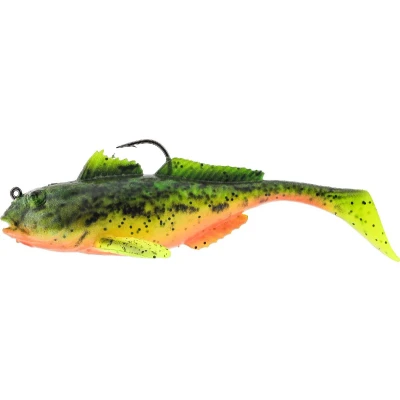 Afbeelding van Westin Gunnar The Goby Ready 2 Fish Shad 10cm (21g) (Loodvrij) Fire