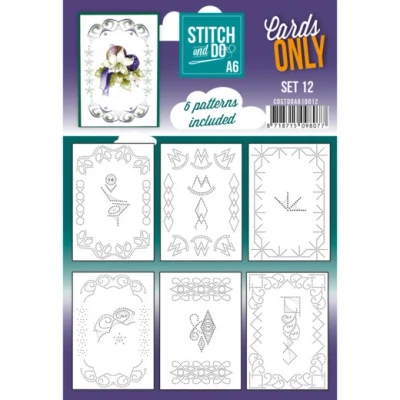 Afbeelding van Stitch and Do Cards Only Set 12