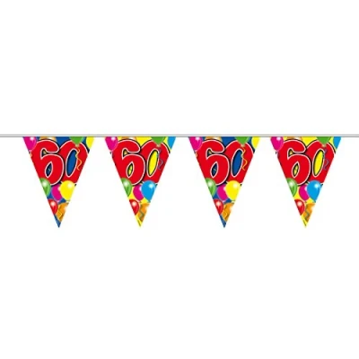 Afbeelding van Vlaggenlijn 60 jaar dubbelzijdig