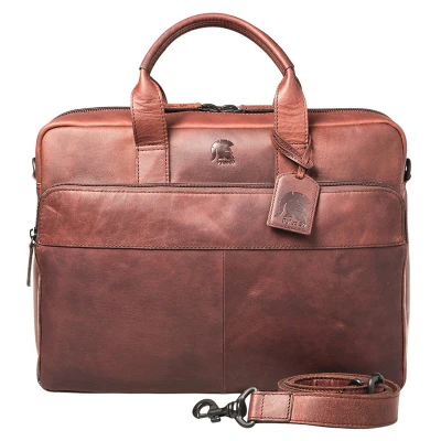 Afbeelding van Pylos59 Laptoptassen Buff Oily bruin