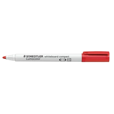 Afbeelding van Staedtler whiteboardmarker Lumocolor Compact rood