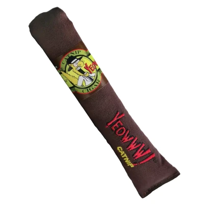Afbeelding van Yeowww Sigaar Met Catnip Bruin 18 cm