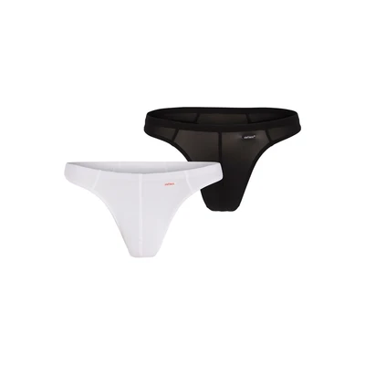 Afbeelding van Olaf Benz 2PACK RED0965 Ministring Slip, Heren, Maat: Medium, Schwarz weiss