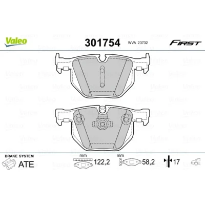 Afbeelding van Valeo Remblokset 301754