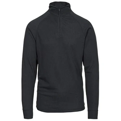 Afbeelding van Trespass Adults Unisex Wise360 Quick Dry Base Layer Top (Black)
