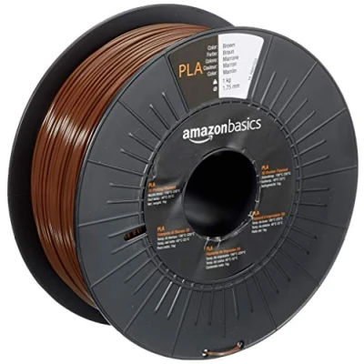 Afbeelding van Amazon Basics PLA 3D printerfilament, 1,75 mm, bruin, spoel van 1 kg