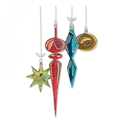 Afbeelding van Thinlits stansset 17PK hangende ornamenten inkleuren door Tim Holtz