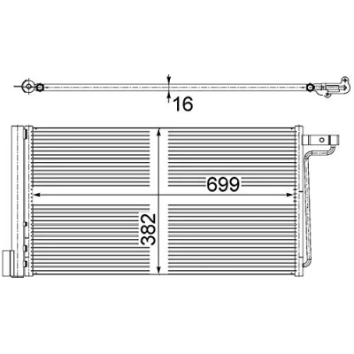 Afbeelding van Mahle Original Airco condensor AC 29 000S