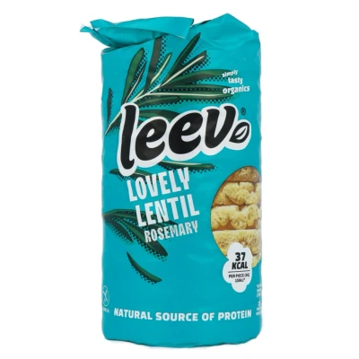 Afbeelding van Leev Bio Linzenwafels Rozemarijn zeezout