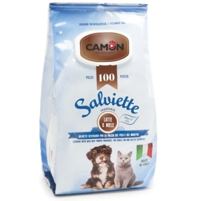 Afbeelding van Camon 01565980 reinigingsdoekjes met melk en honing, 1 verpakking 100 doekjes