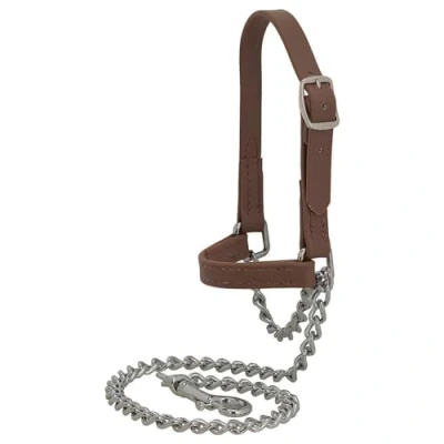 Afbeelding van Weaver Leather Vee Brahma Webb Geit Halter, Bruin, Klein