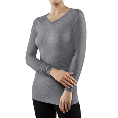 Afbeelding van Falke Light FOR WARM TO COLD Conditions Hemd Grey heather, Dames, Maat: XL, heather